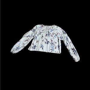 Elegant Floral Long Sleeve Pajama set